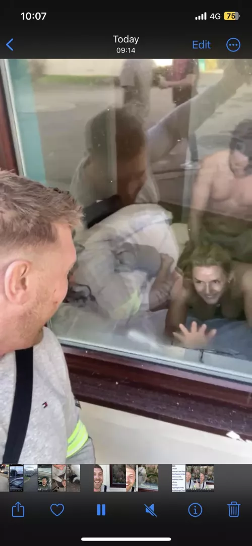 Fucked in full view of passers-by