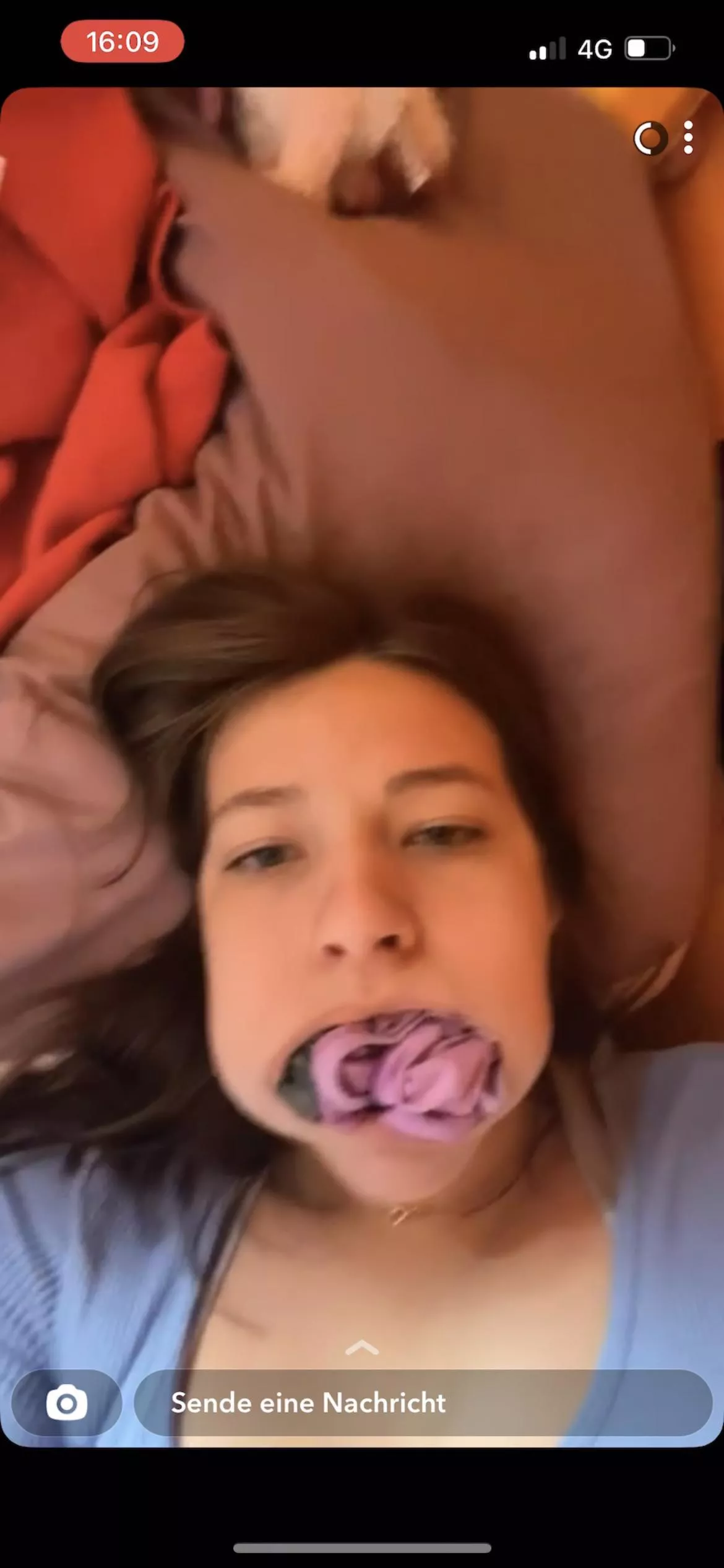 Gagged with 2 used panties