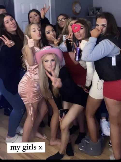Group of chav sluts