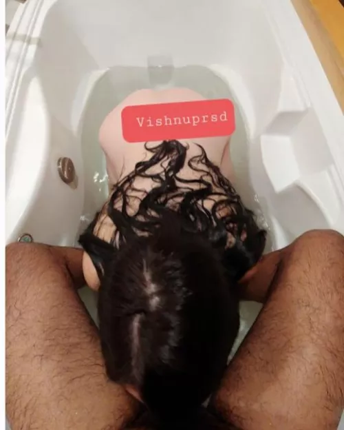 Her first experience outside her marital life. Her hubby choose their anniversary night for this special session.