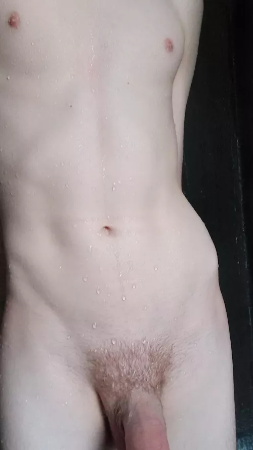 How do I look just after a shower?