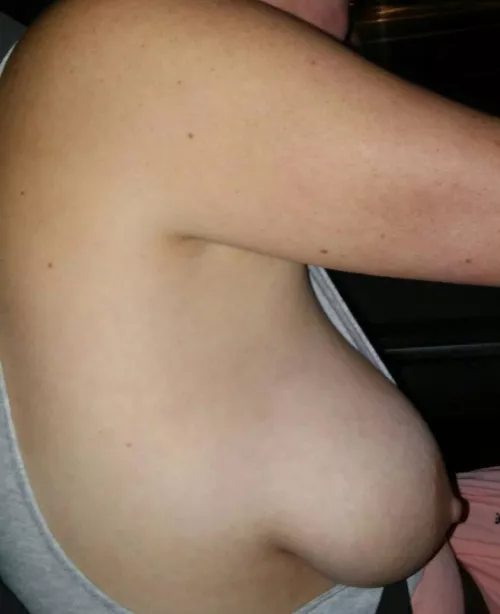 I couldn't even wear a bra last night, sometimes they hurt and just need to be squeezed