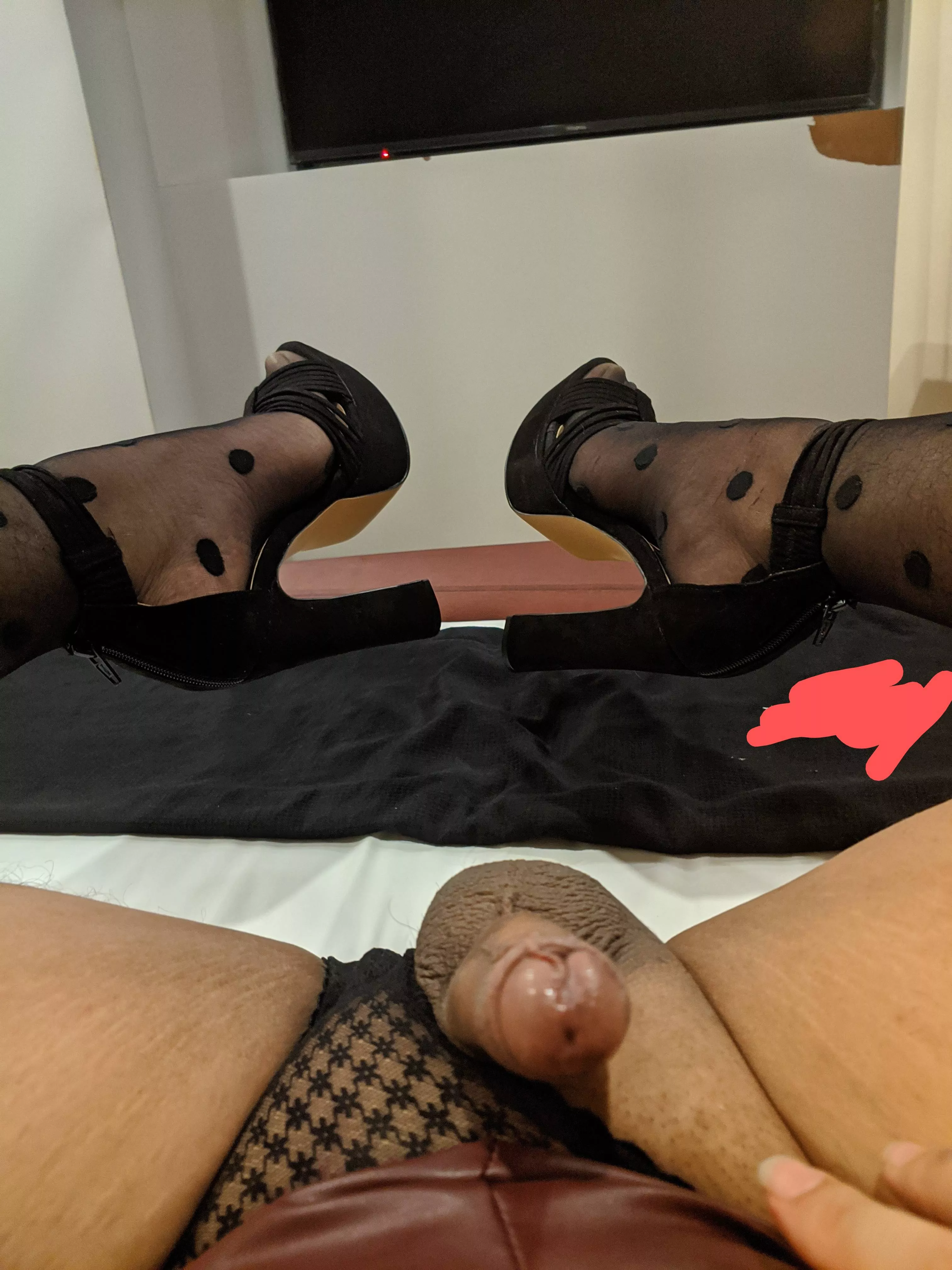 I just bought these black heels