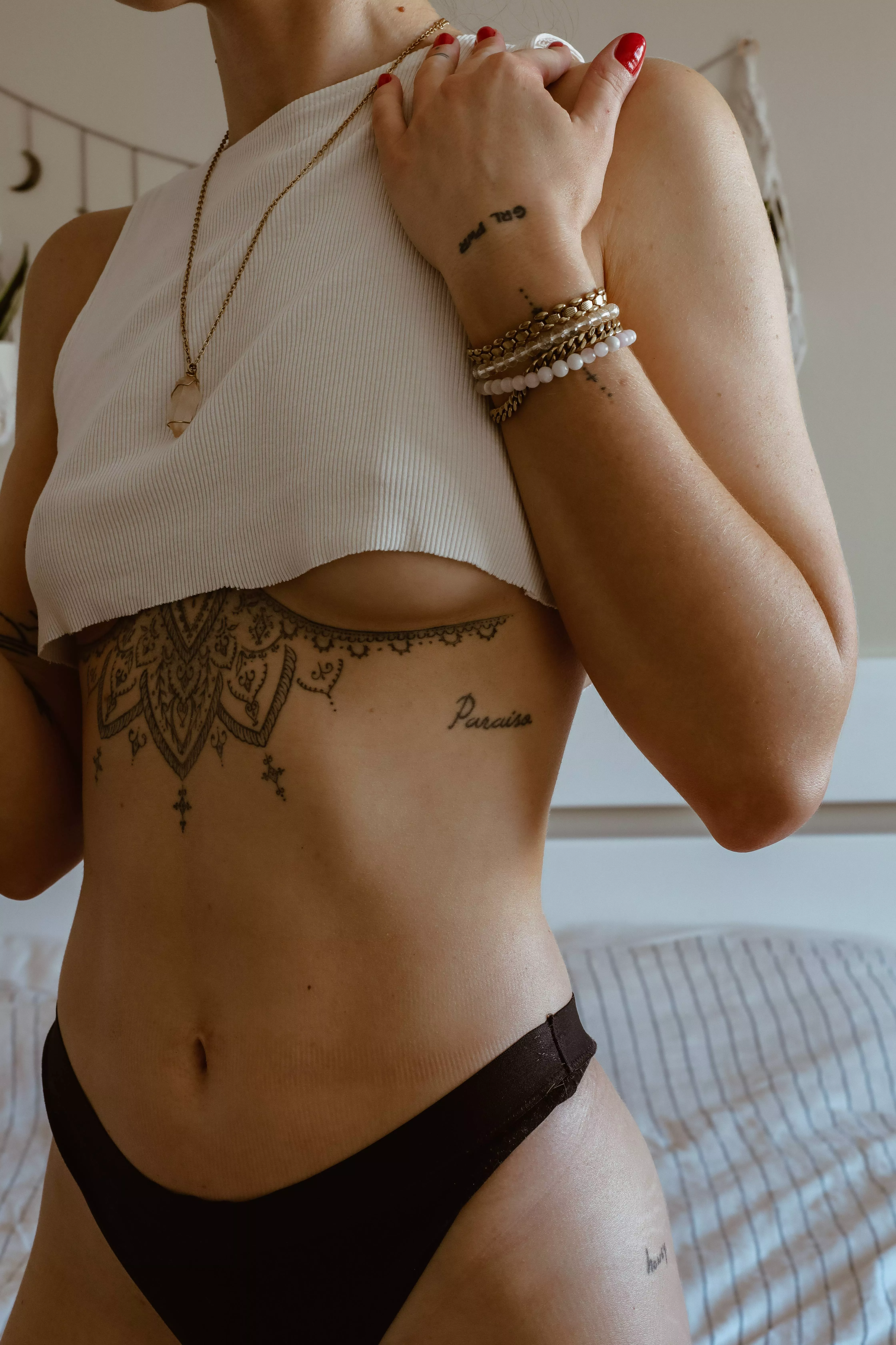 I practically live in crop tops