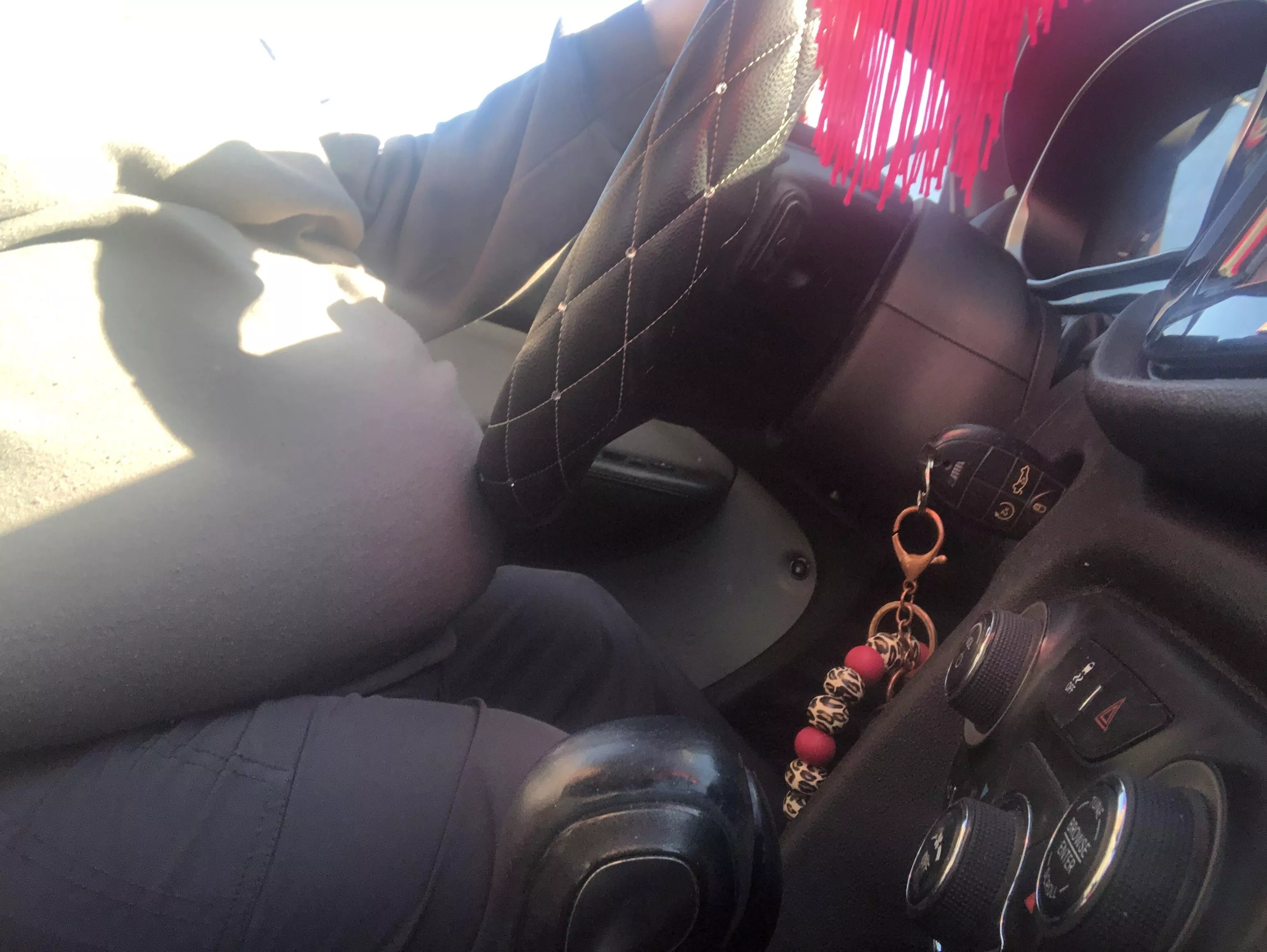 I touch my wheel now :) I ate so much Taco Bell