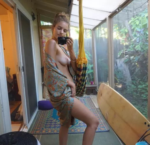 I’m always naked on my lanai😜 Giving my neighbours a free show🙈