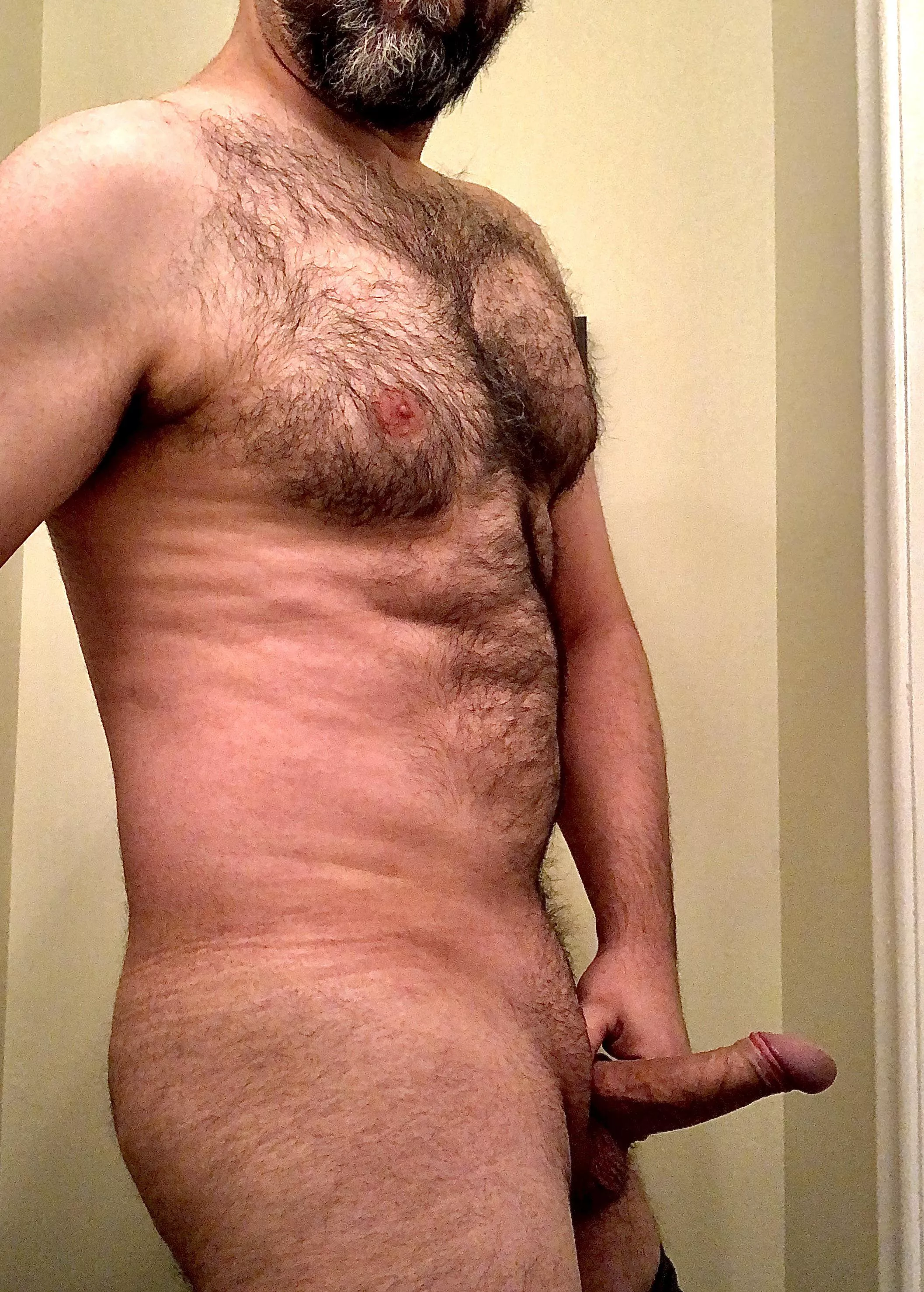 Is there something sexy about big, hairy guys, that have big, thick, cocks between their thighs?