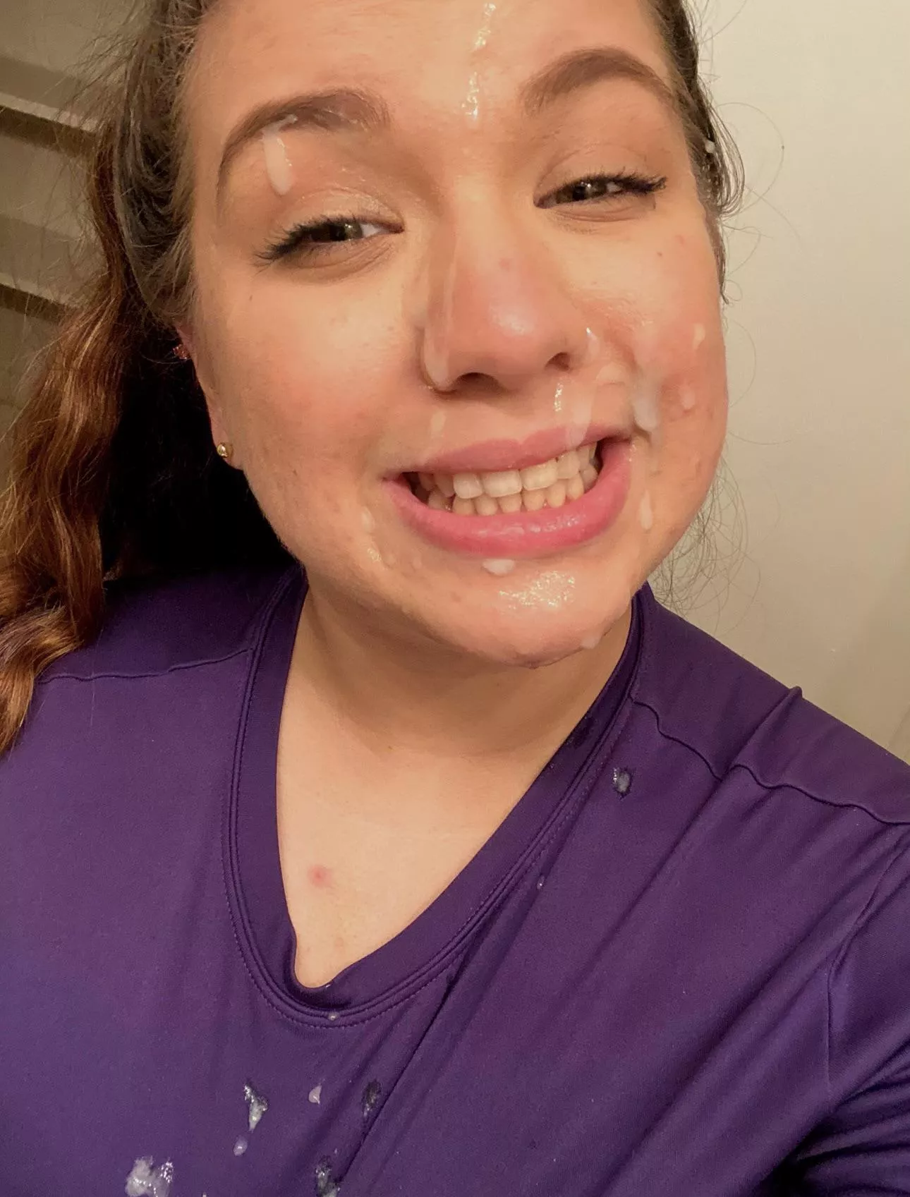 It was a good day for a facial