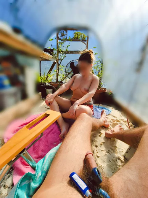 it was too cold for the beach but too sunny not to enjoy the day