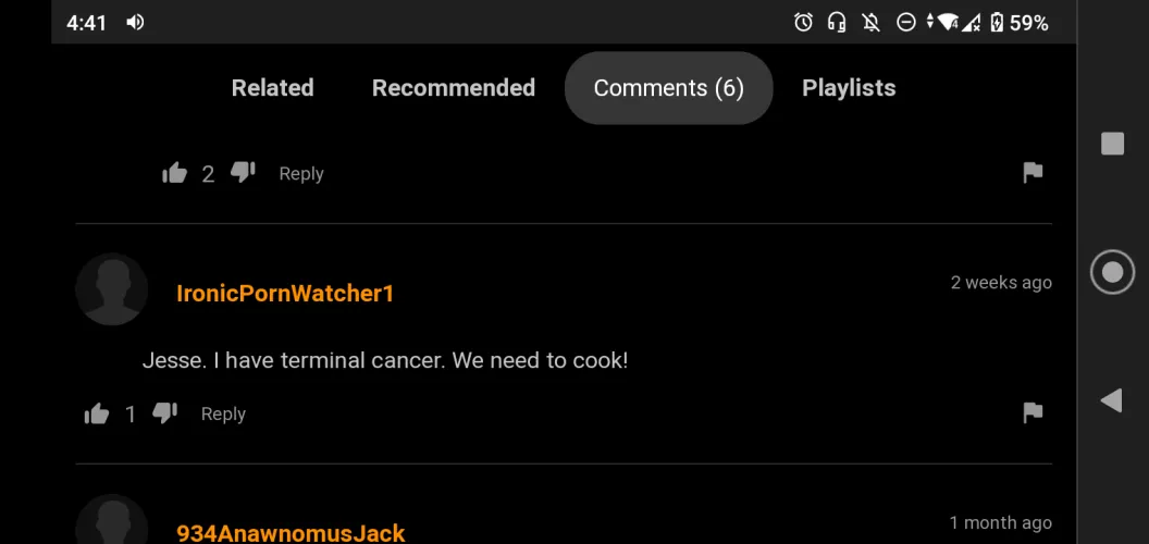 Jesse we need to cook!