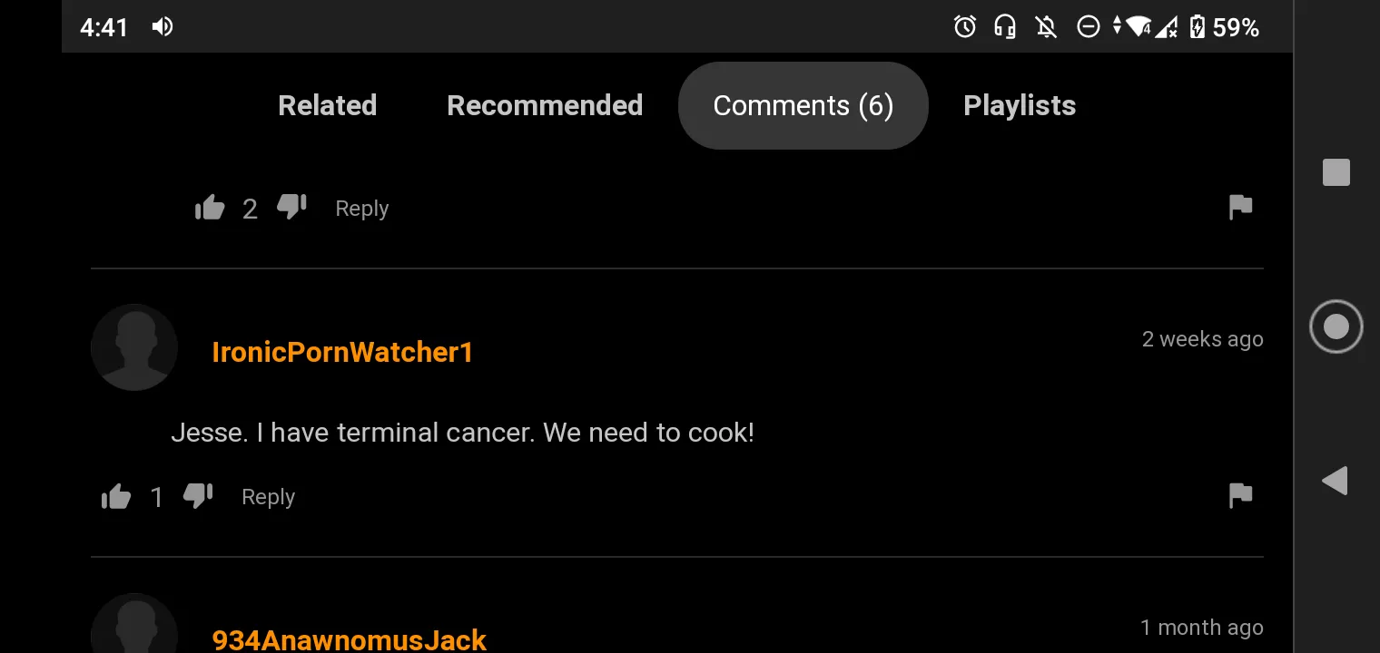 Jesse we need to cook!