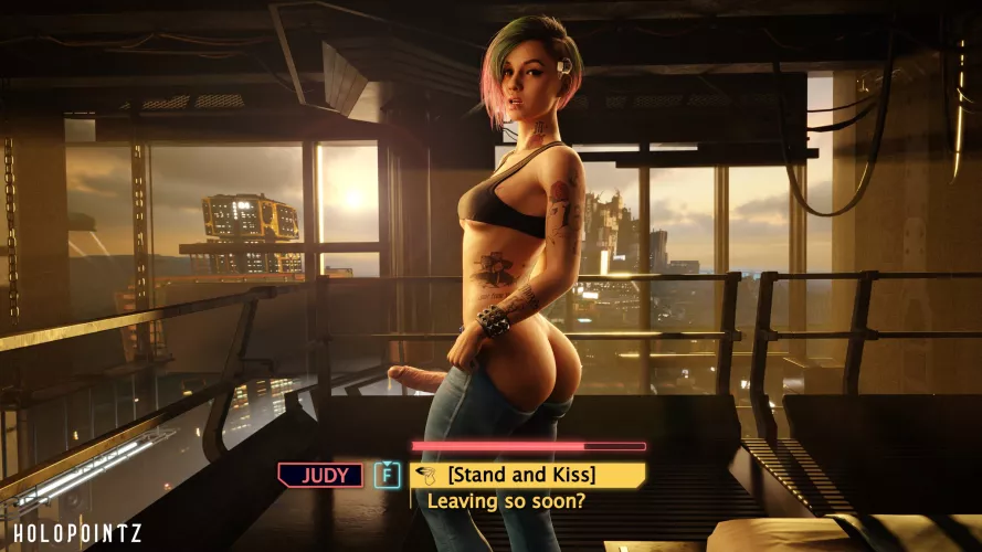 Judy - V's Morning View (Holopointz) [Cyberpunk 2077]