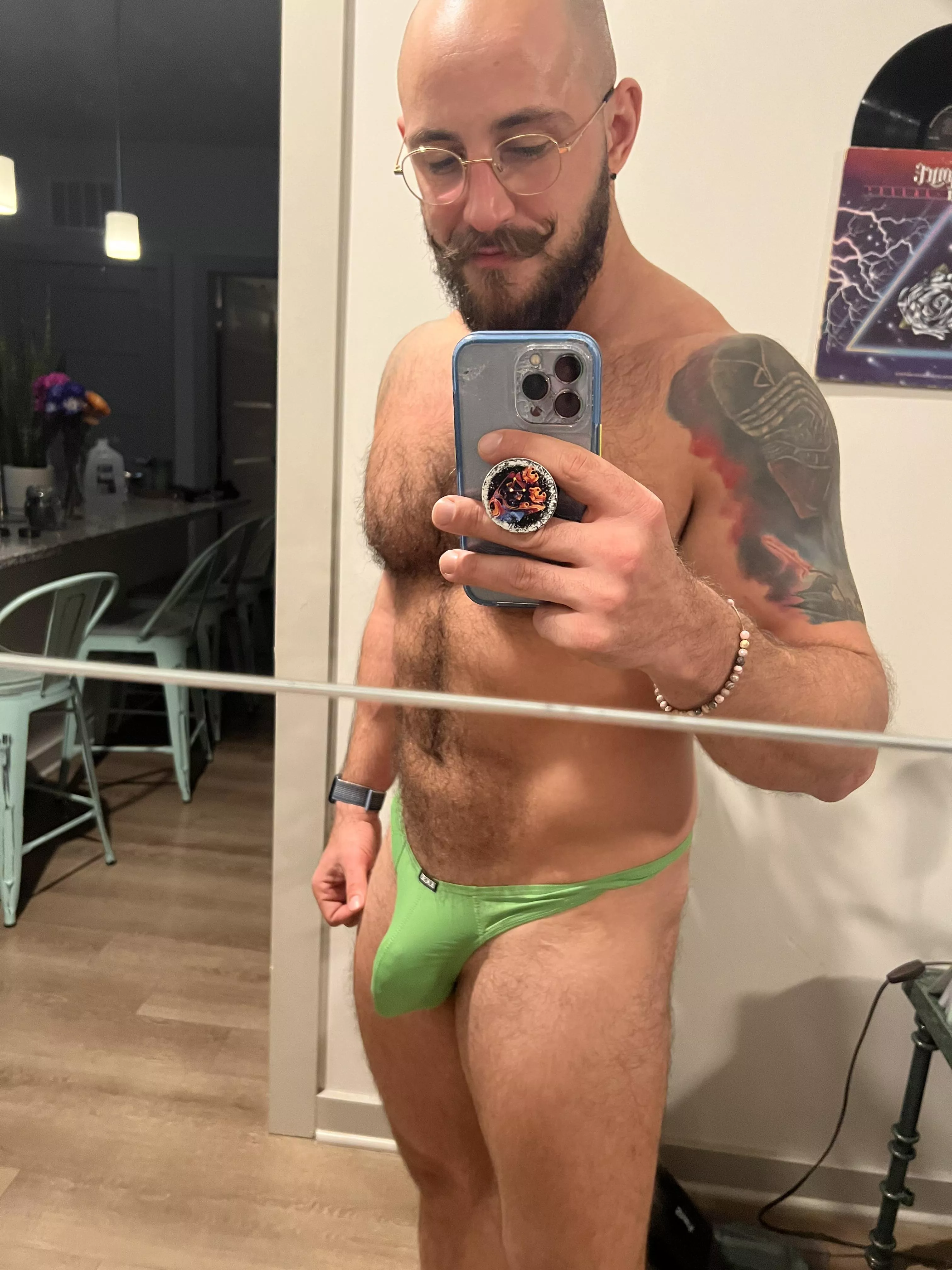 Like your men in thongs?