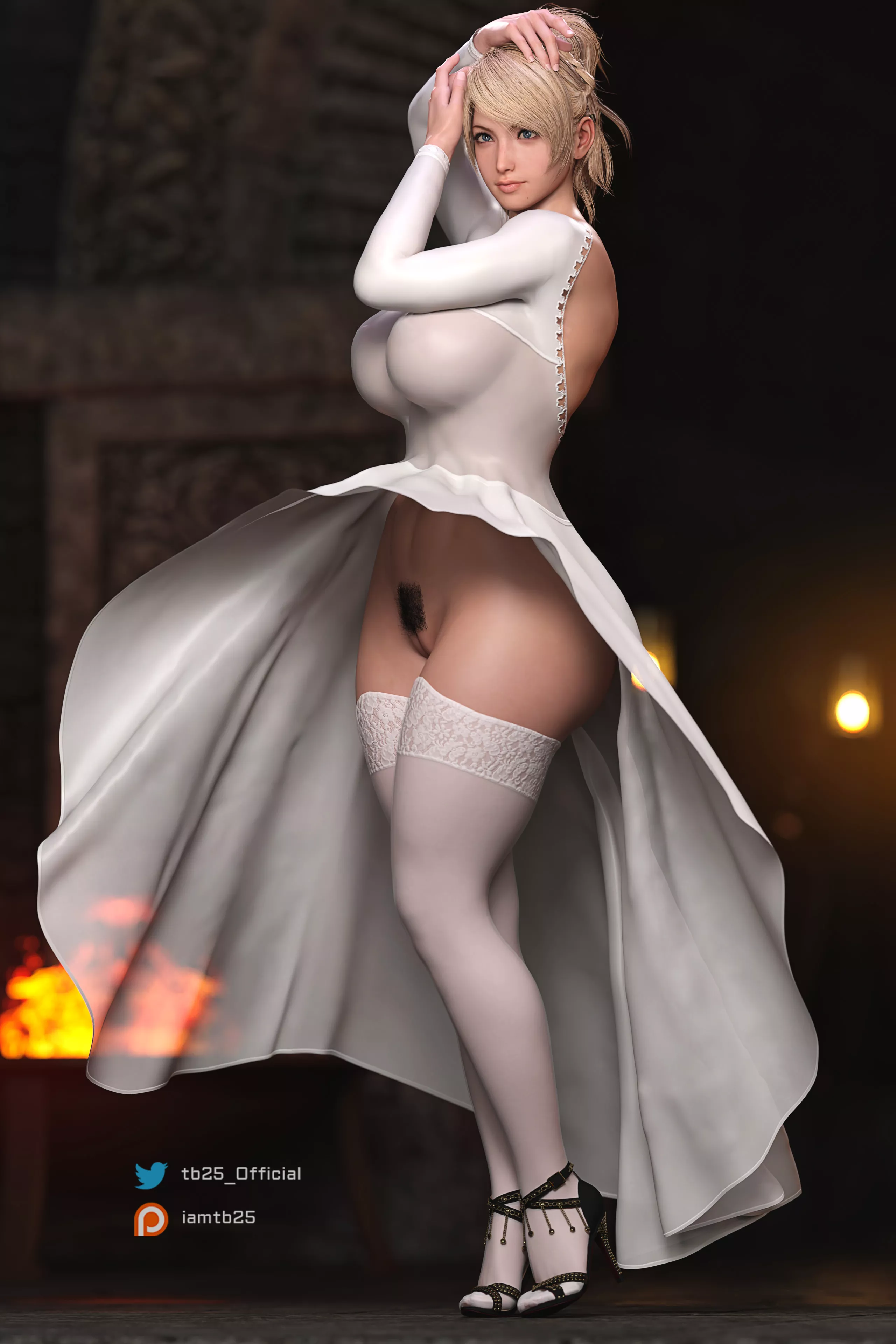 Lunafreya Pussy Exposed (TB25)