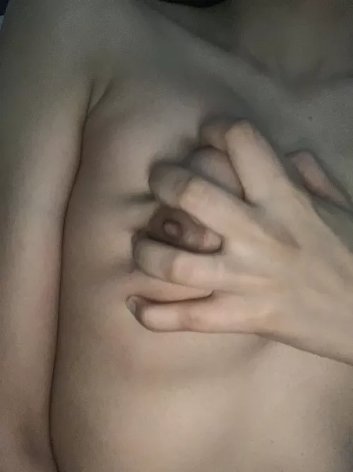 Me - after looking at all those delicious cocks being sent to me [f]