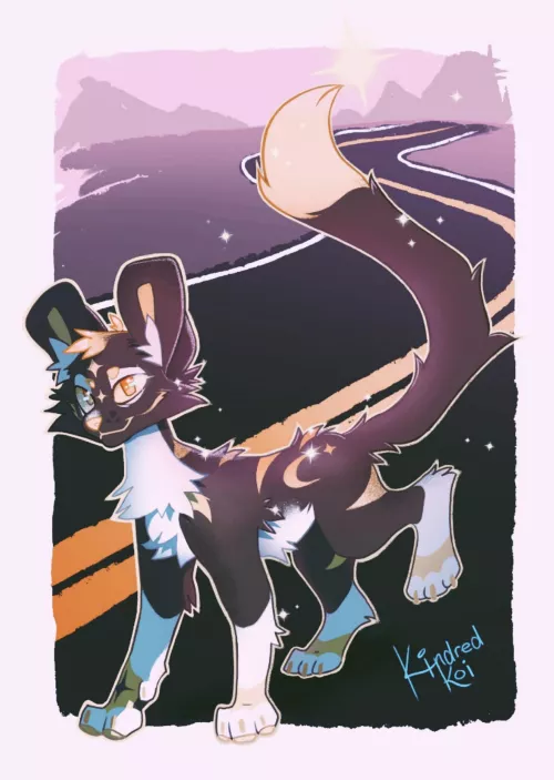 My Subaru themed fursona, Subie!✨