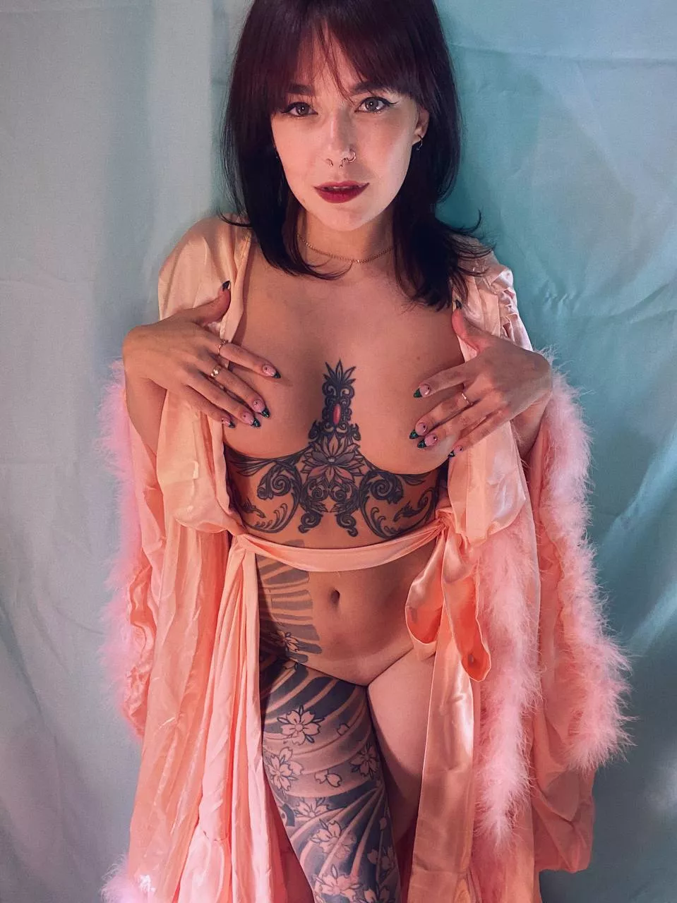 My tiny boobs look so playful and sexy