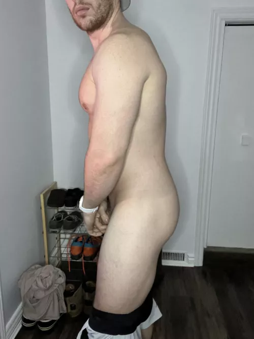 Not super caked but those legs