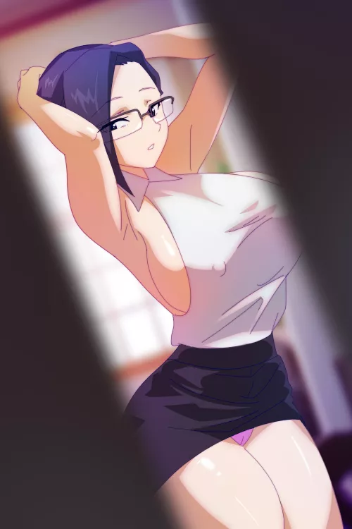 peeking at jiro's mom ( outrageouswork)