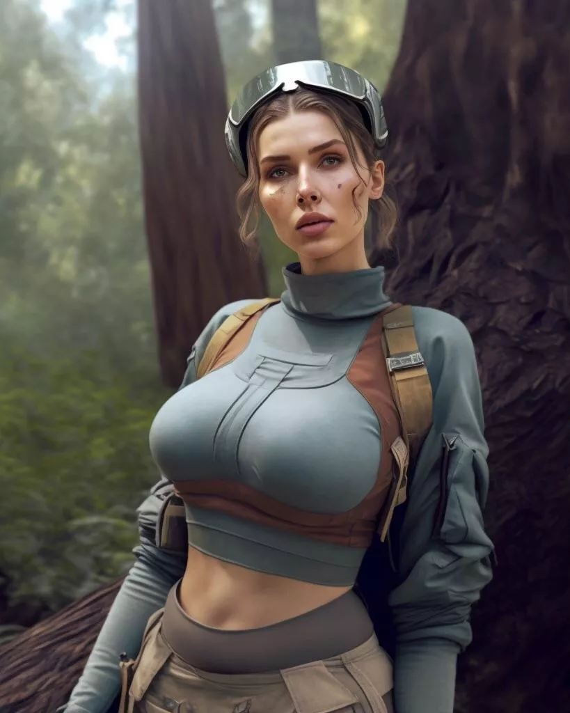 Rebel trooper on Endor (OC)