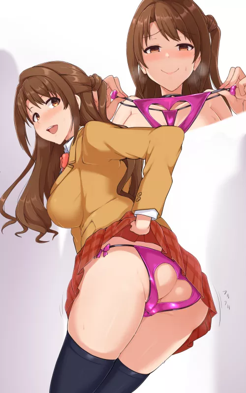 Sexy assless panties for quick anal fuck