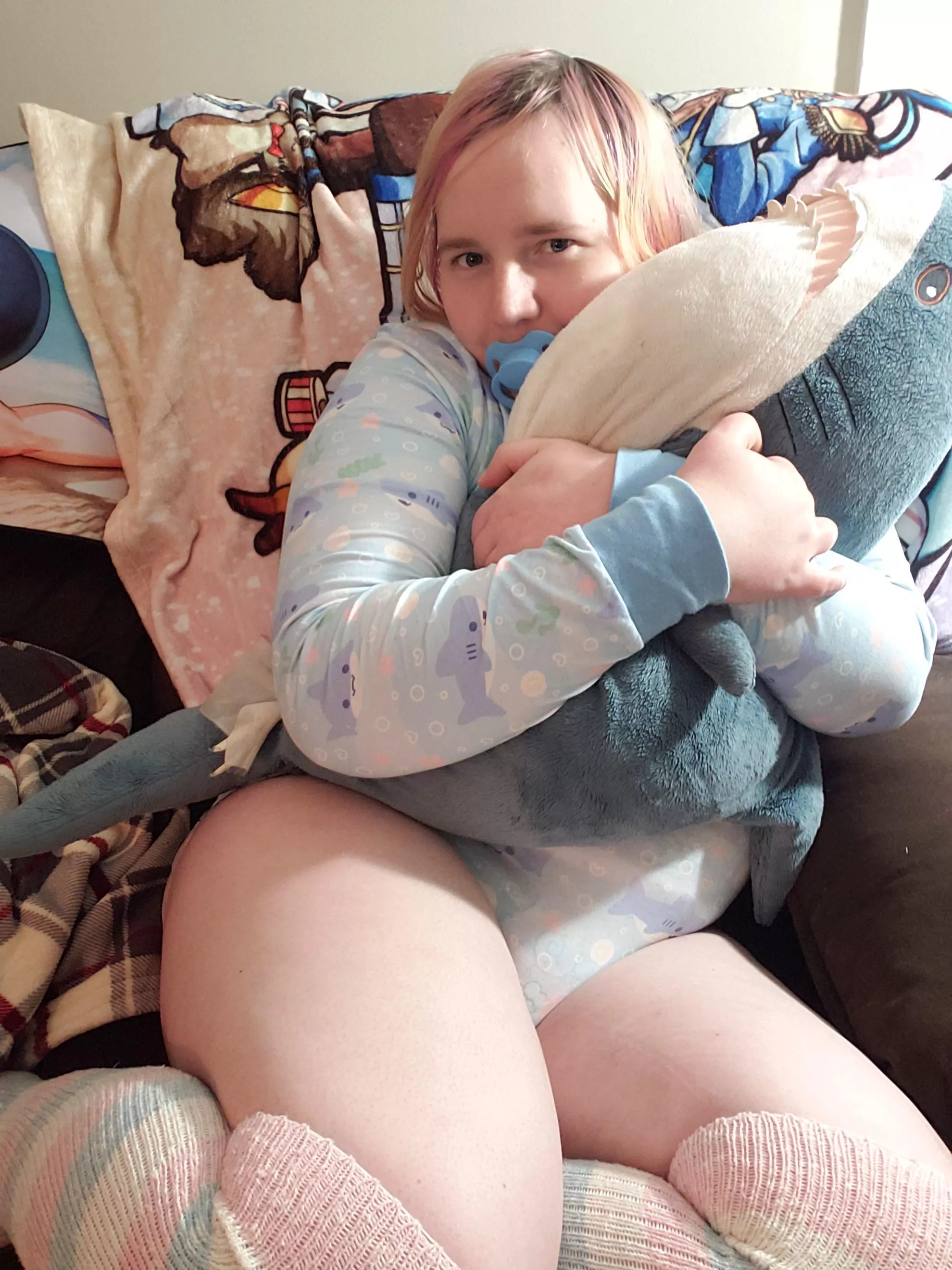 Sharks really are the best cuddle buddies