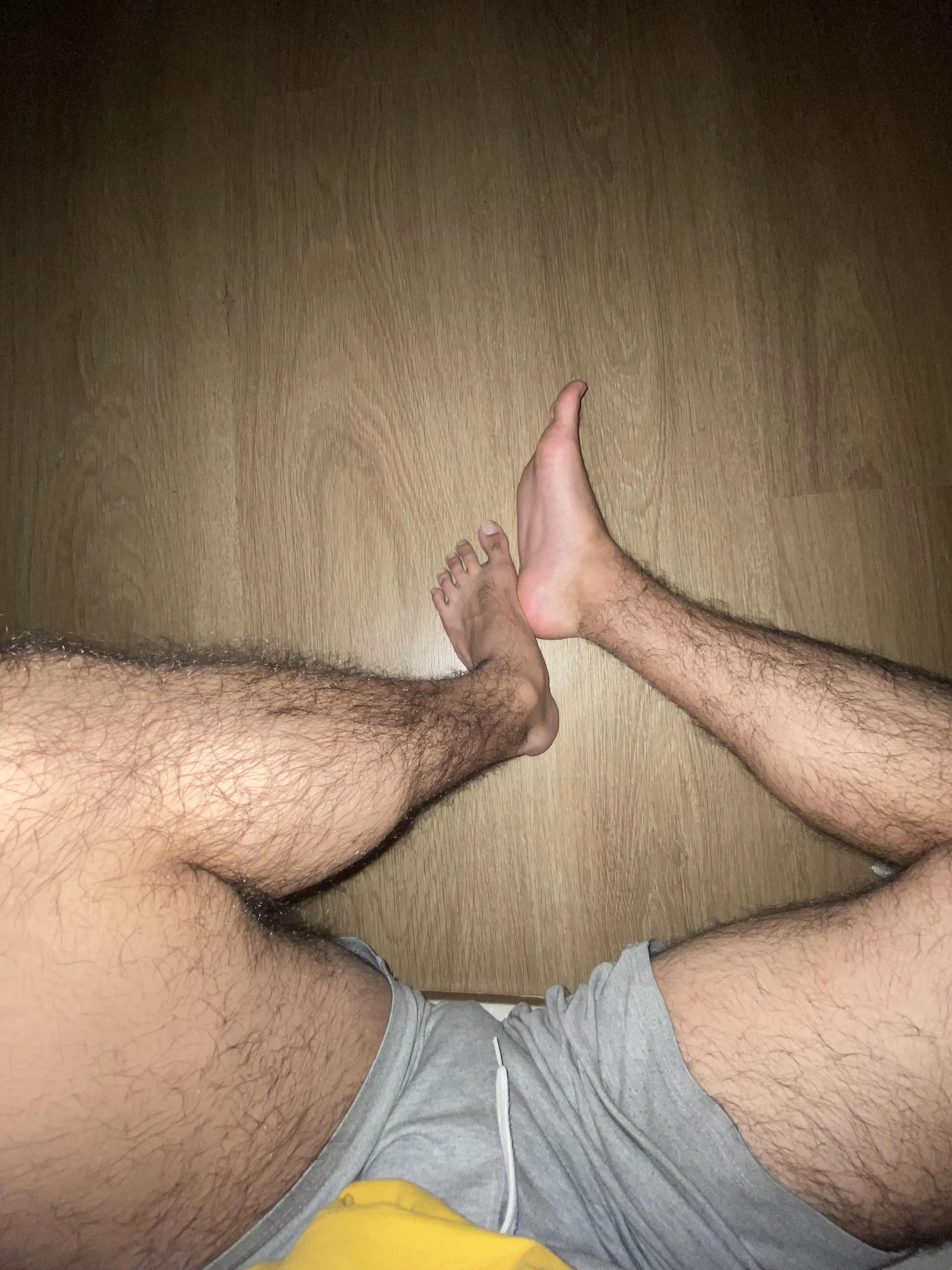 sniff my feet and let yourself slowly get addicted
