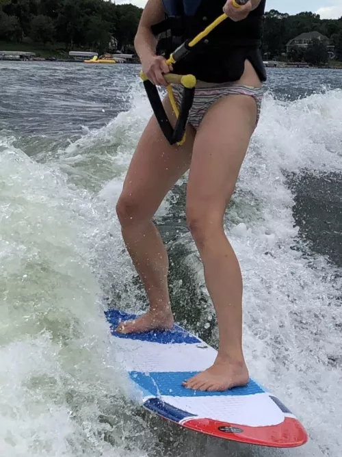 Summer legs! Can’t wait for wake surfing and boat rides again!