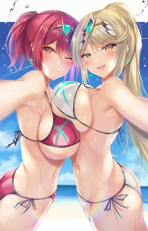Sure, I'll play beach Volleyball with Pyra and Mythra.....