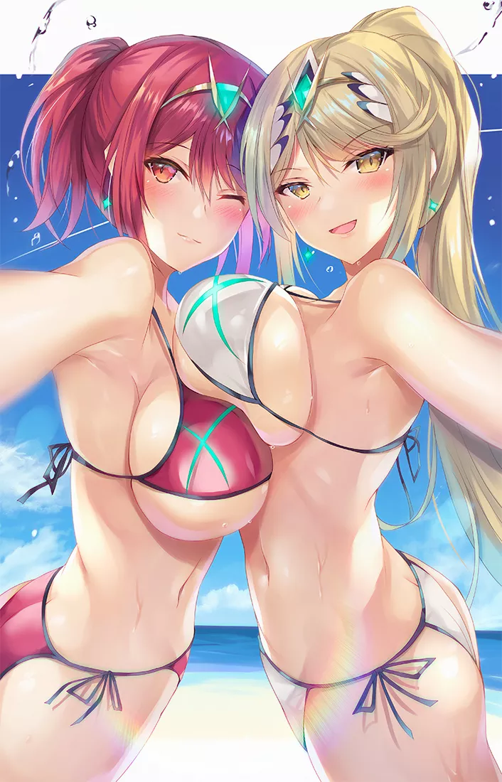 Sure, I'll play beach Volleyball with Pyra and Mythra.....