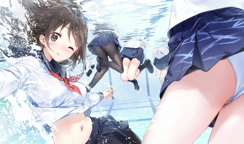 Underwater Serafuku [Original]