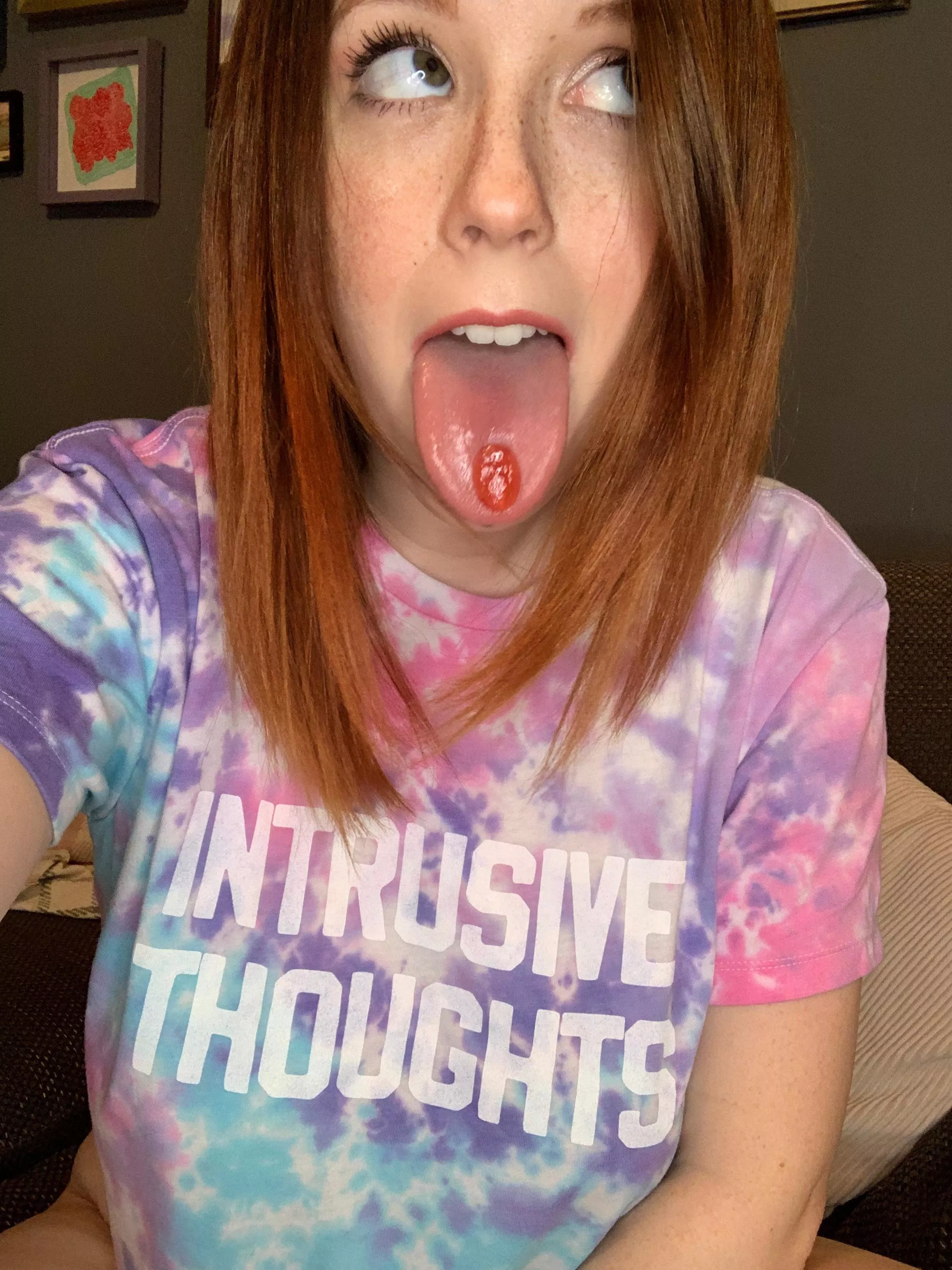 Up late eating candy because I’m an adult! [F]