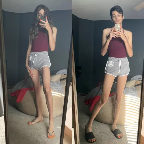 When you can’t decide between long or short hair 😅