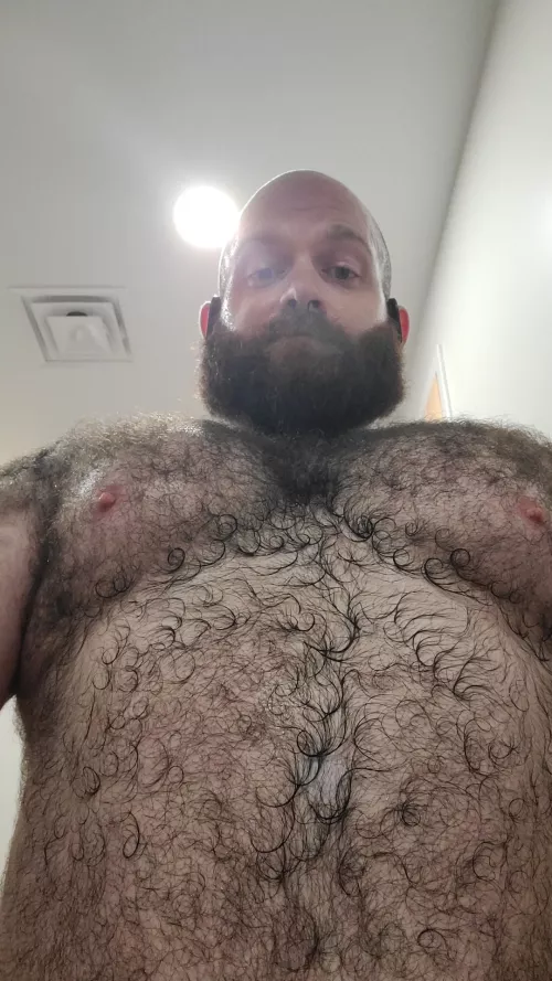 Who likes a sweaty hairy chest after a good chest pump?