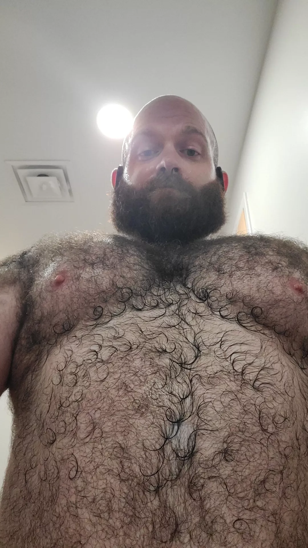 Who likes a sweaty hairy chest after a good chest pump?