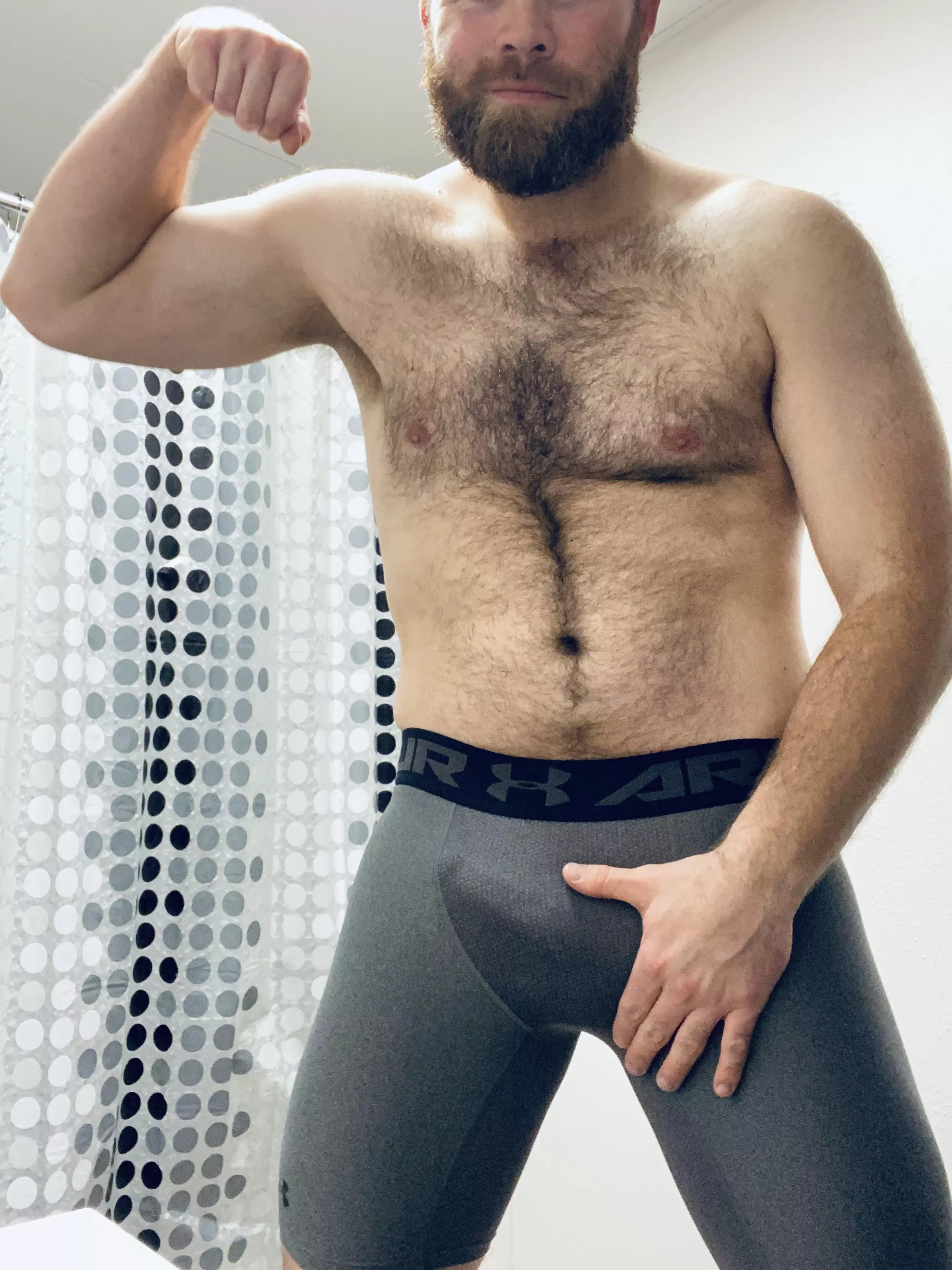 Who wants to sneak into the showers at the gym? Join this 6’5” dadbod?