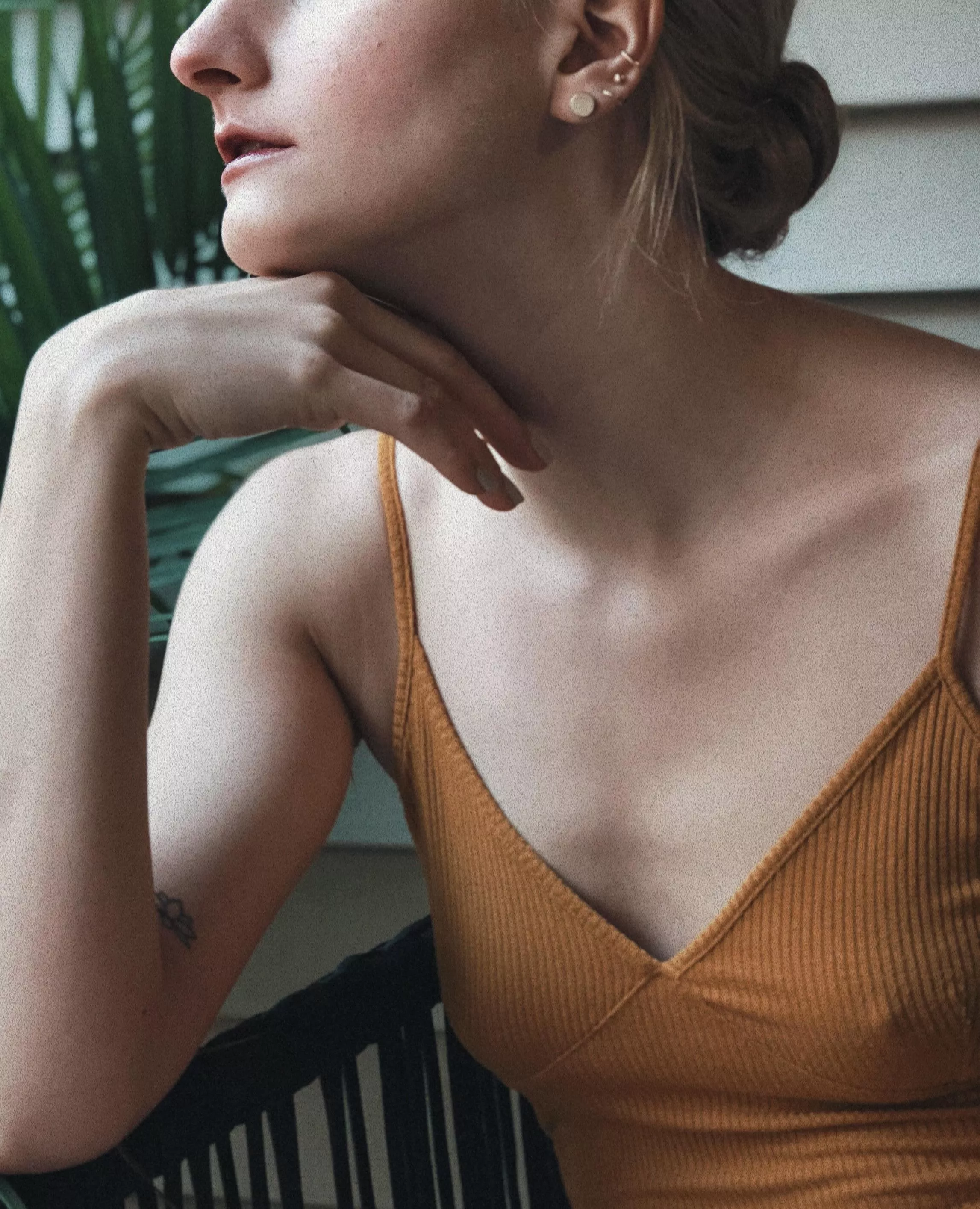 A perfect viewing angle of my pokies under this bodysuit