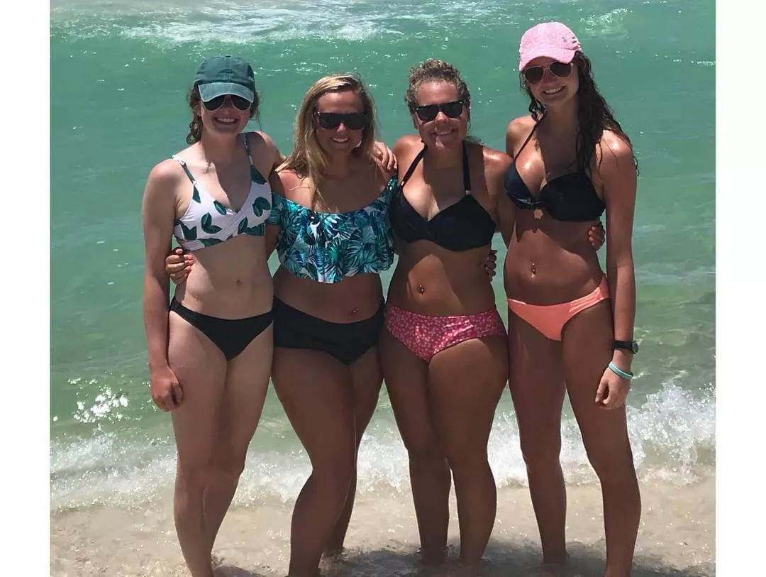 A variety of bodies and bikinis