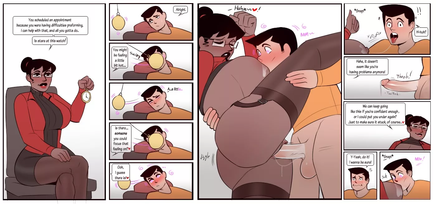 Ah, to be hypnotized into a devoted worshipper and sex slave... It'd be a dream come true~