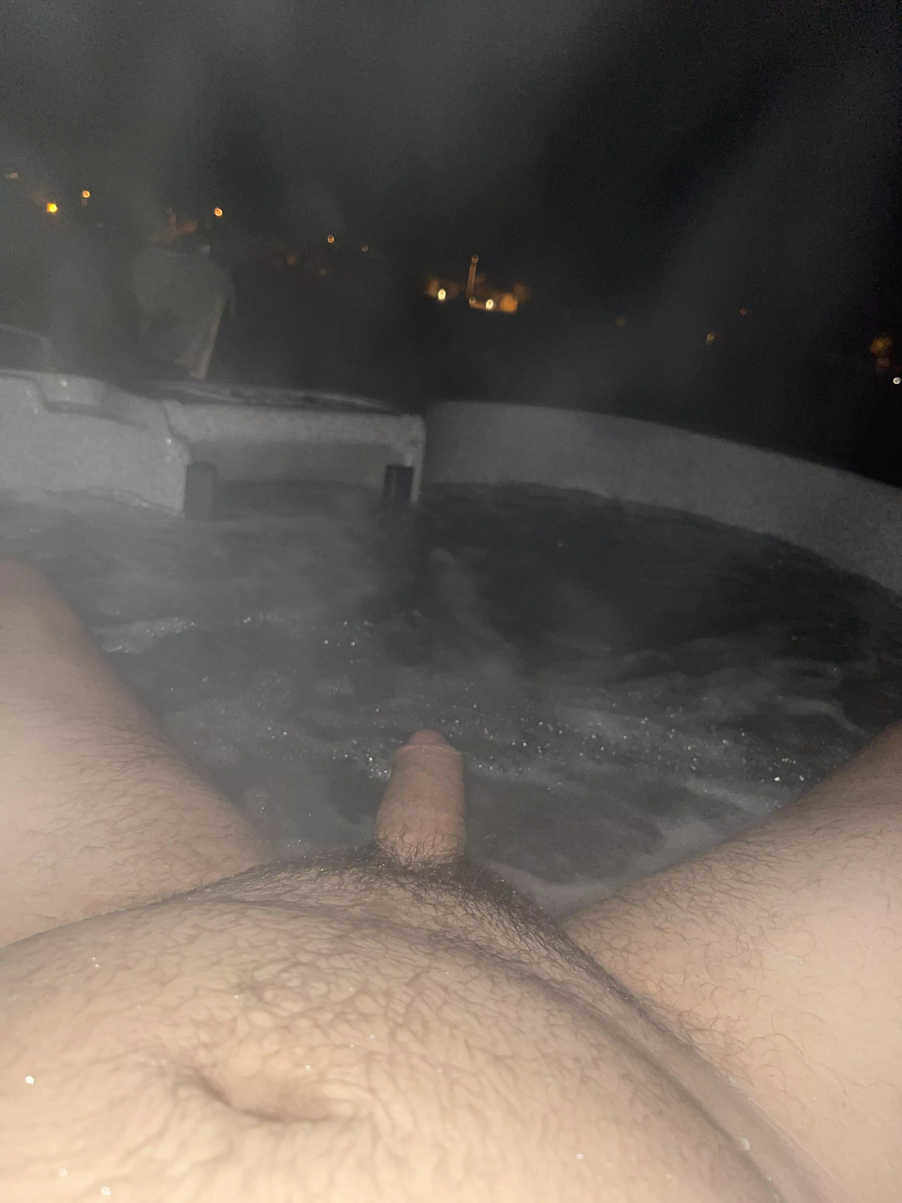 Alone in a hot tub <3