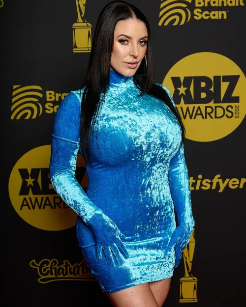 Angela White at XBIZ awards 💙
