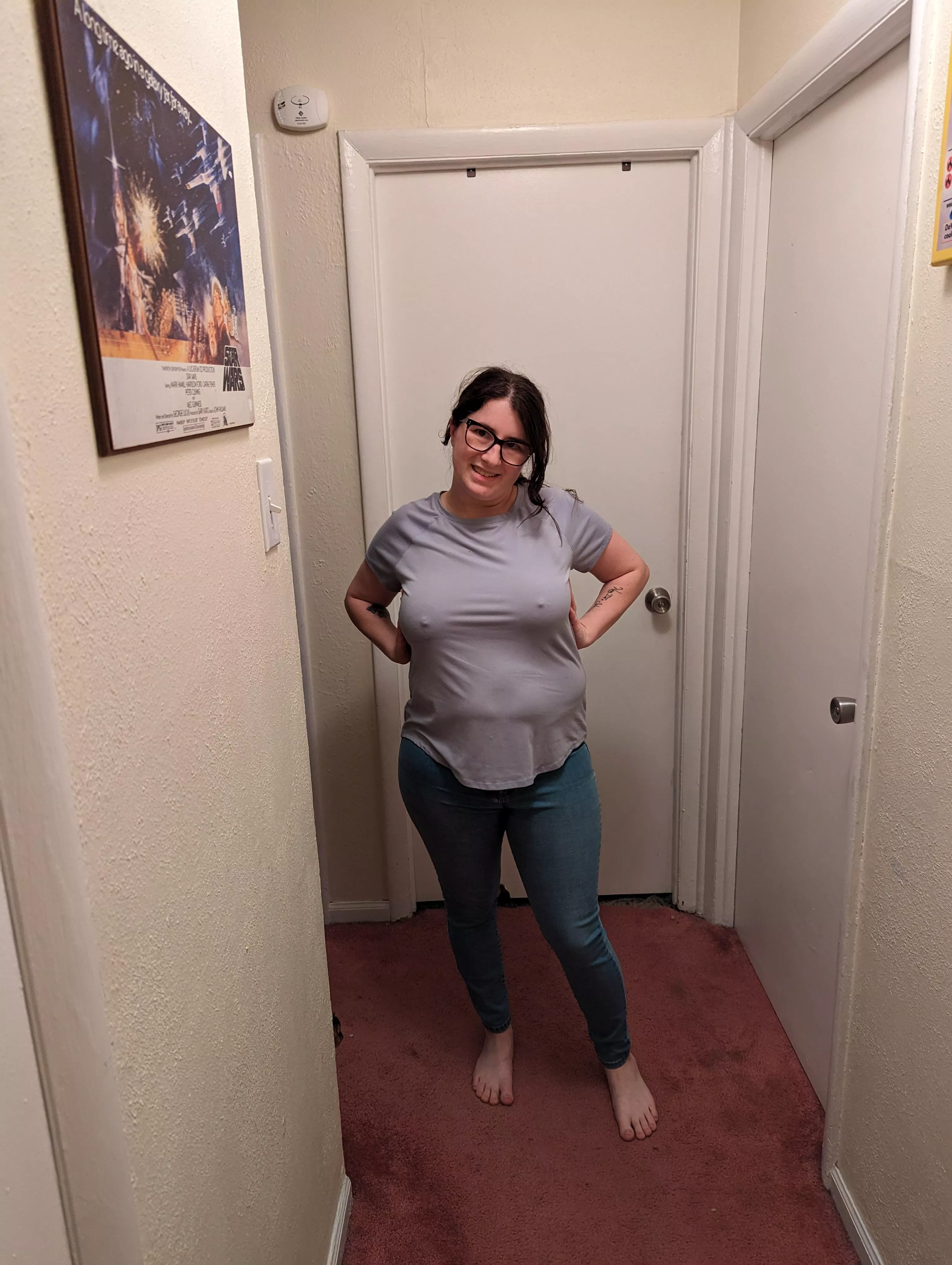 Another day going braless 😃