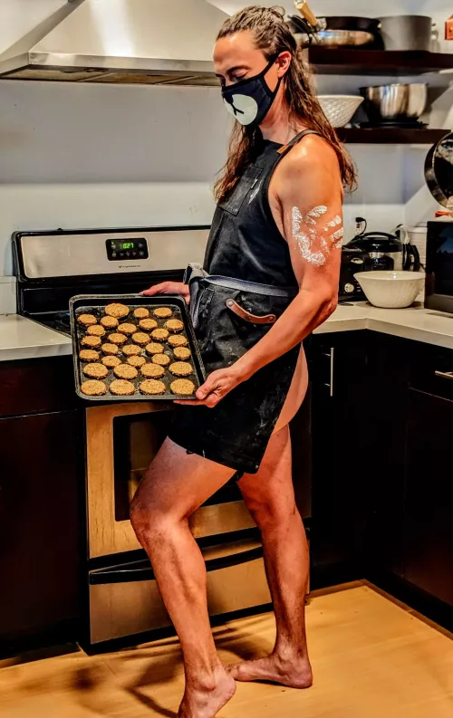 Baking so[m]e treats.