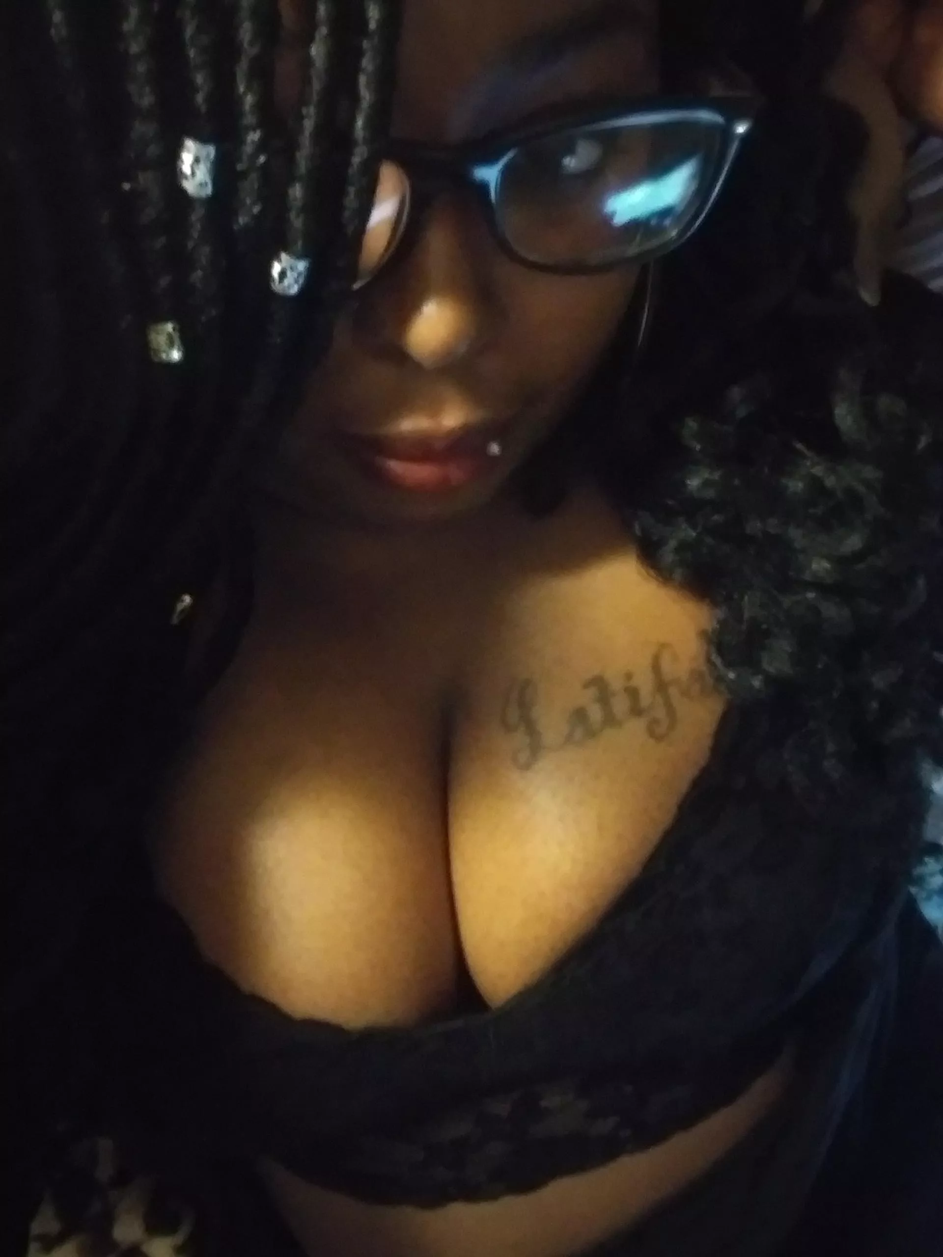 Big glasses big tits