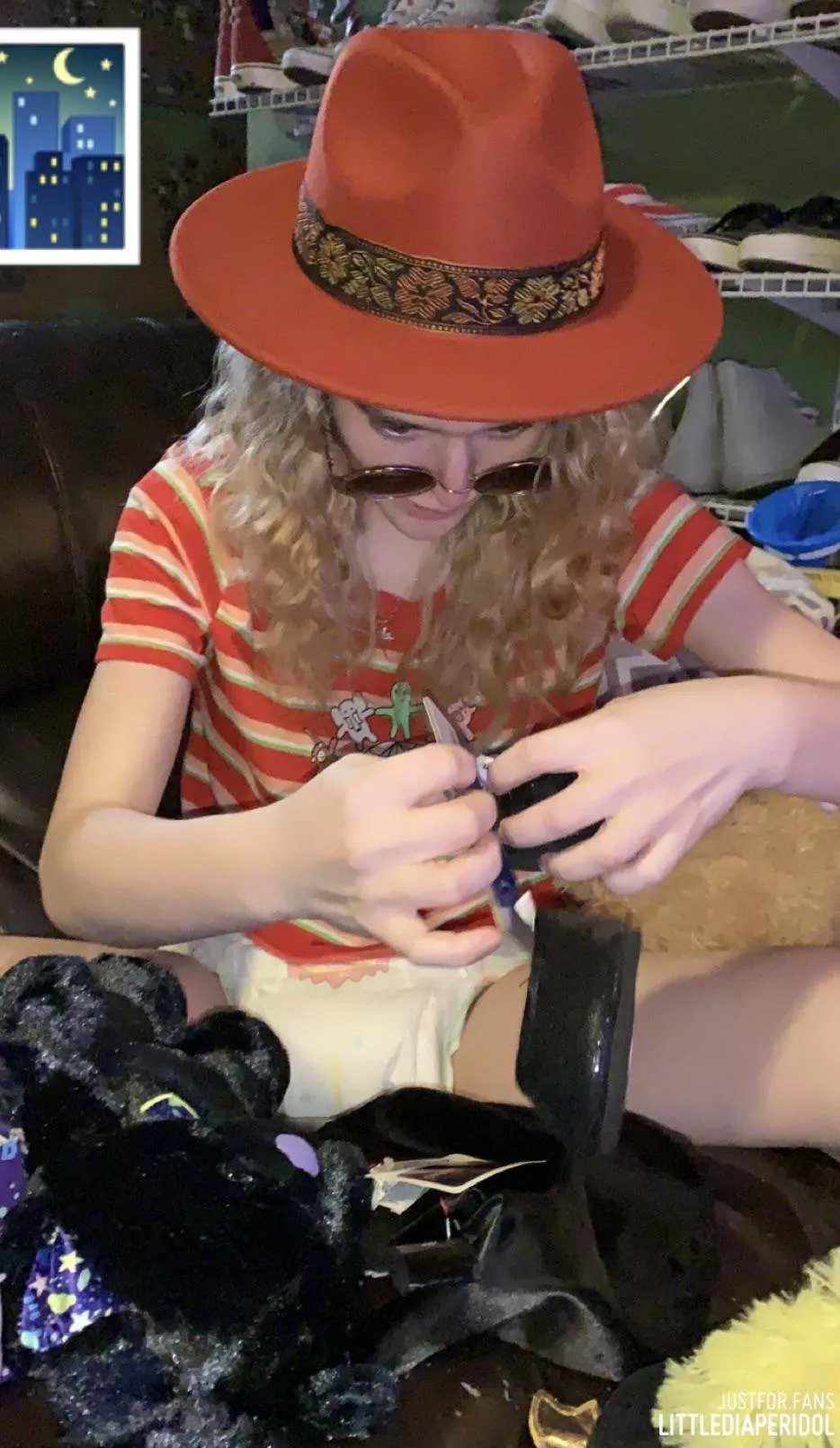 Bohemian nappy babe an my Build-a-kitty!