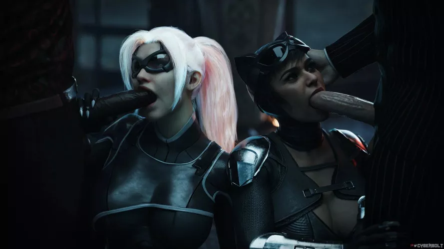 Catwoman and black cat [cyberbolt]