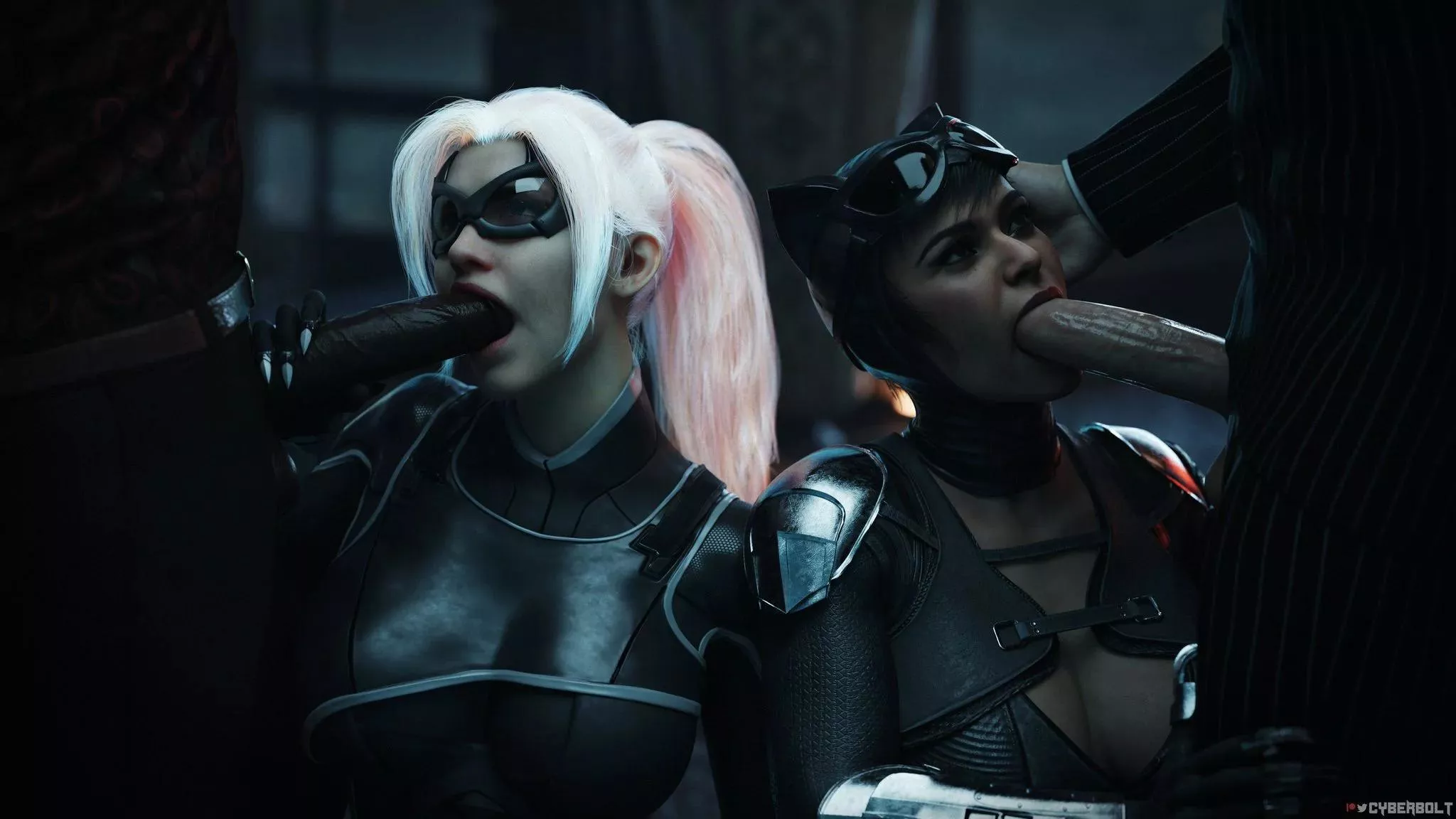 Catwoman and black cat [cyberbolt]