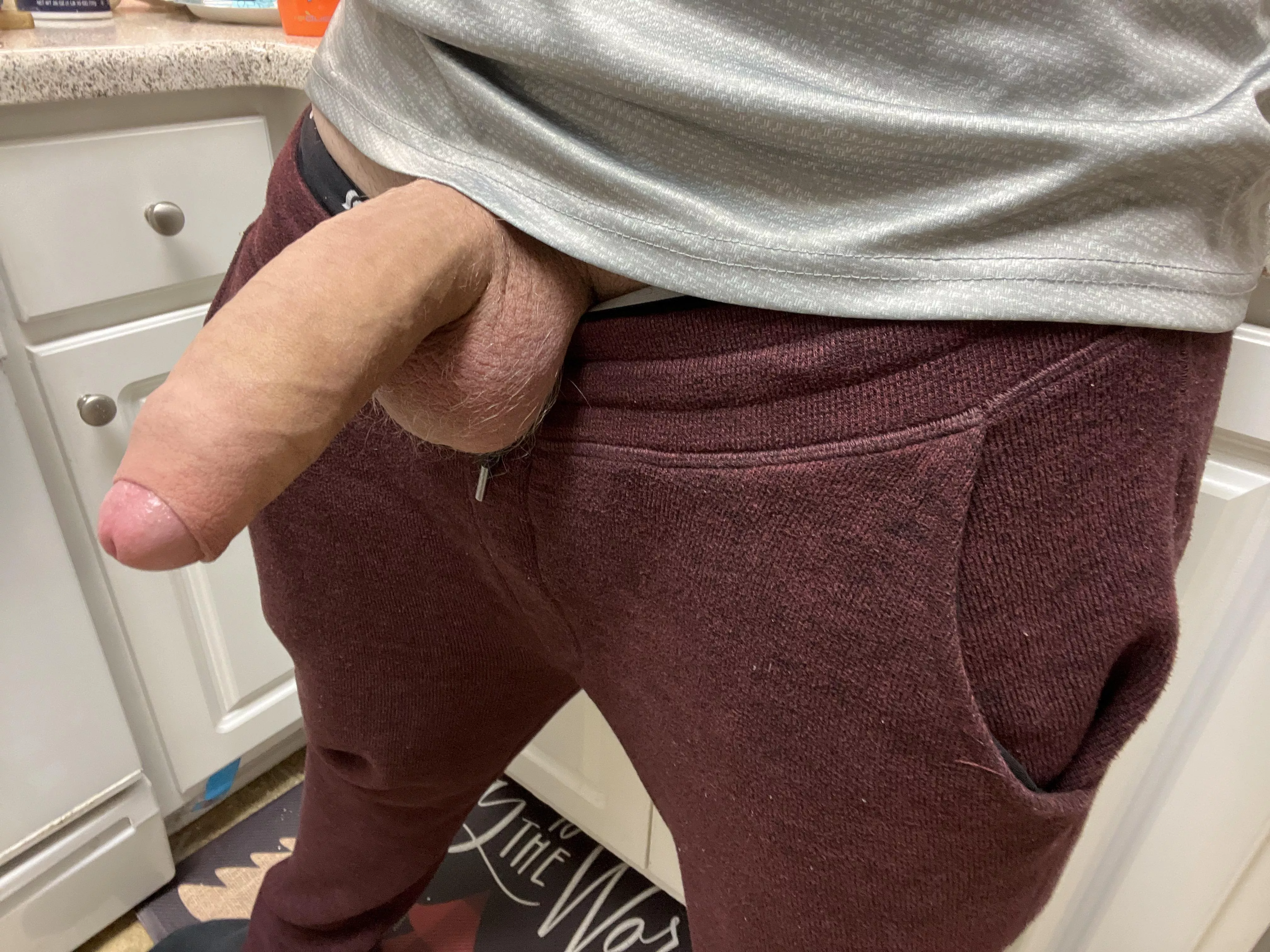 Chilling last night while cooking