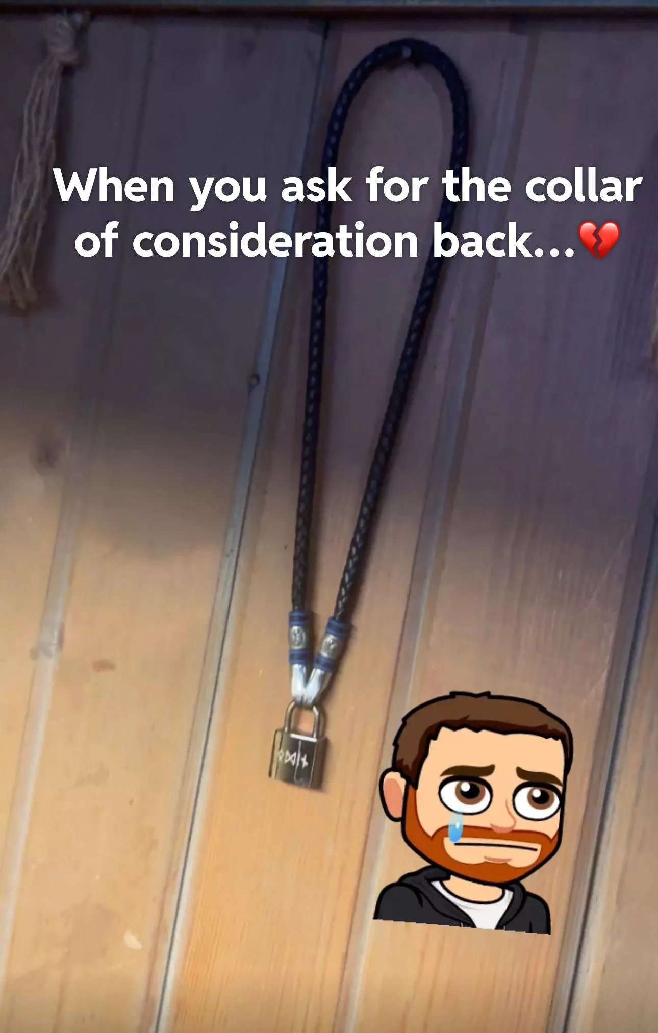 Collar of consideration….