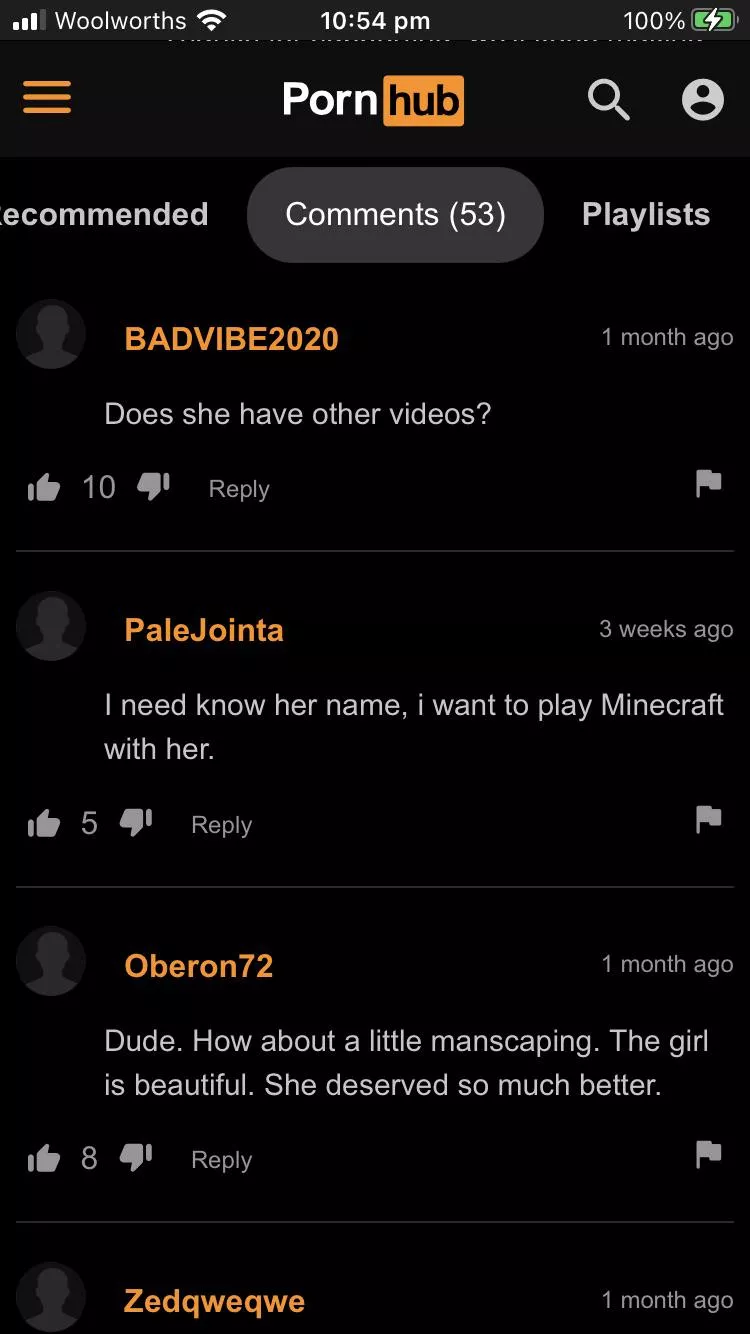Comment section was gold